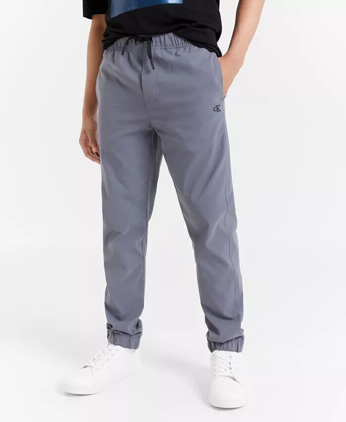 

Свободные джоггеры прямого кроя Big Boys CKJ Tech Calvin Klein, черный
