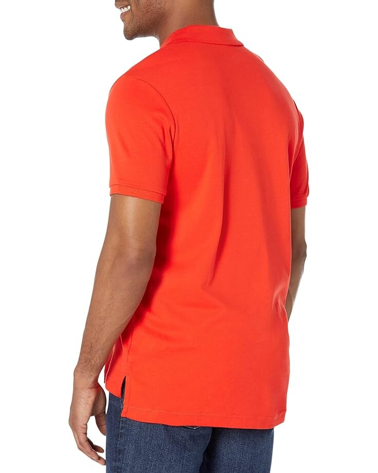 

Поло U.S. POLO ASSN. Interlock Core Polo Shirt, цвет Cherry Tomato