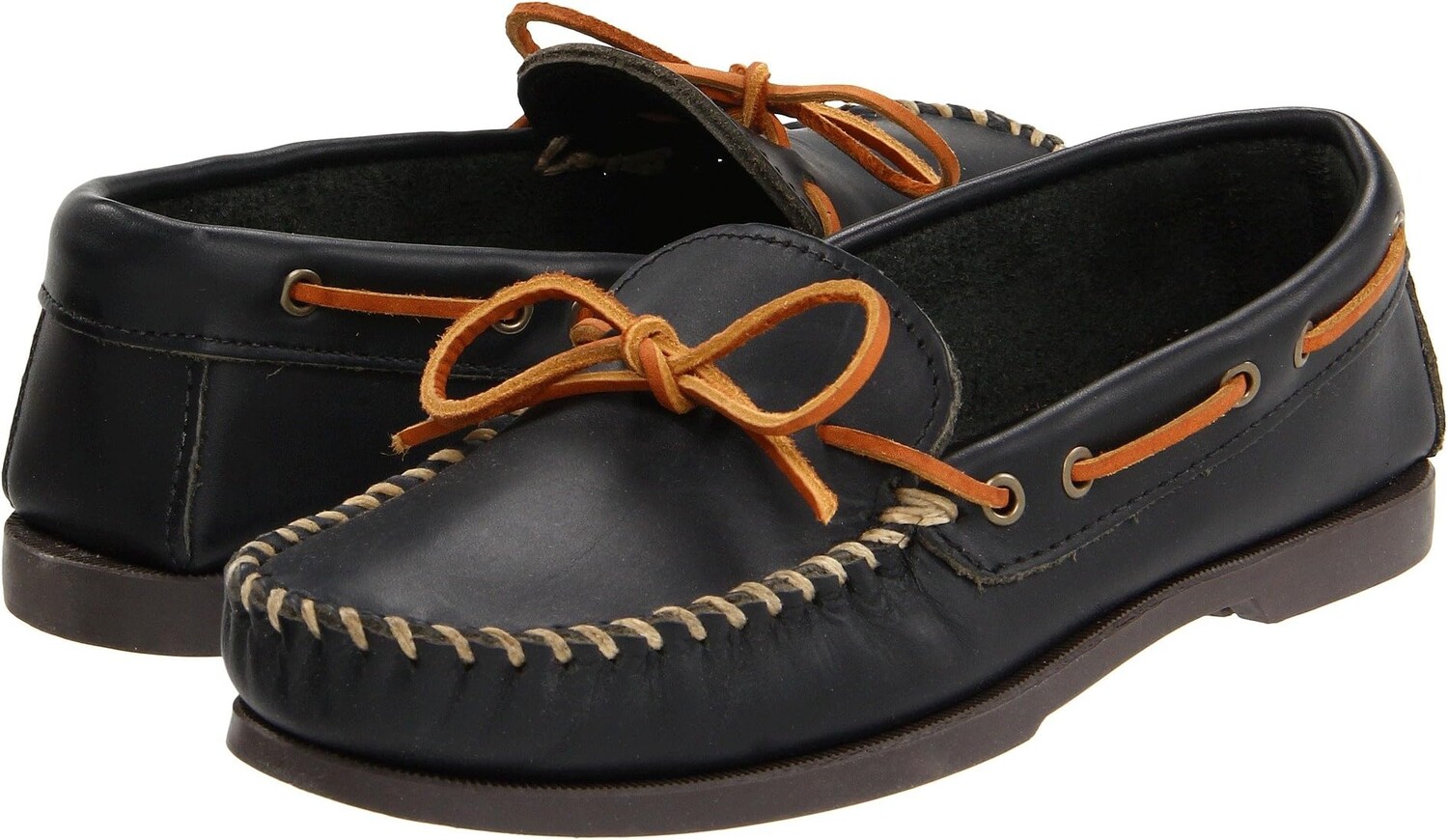 

Лоферы Camp Mocc Minnetonka, цвет Black Smooth Leather