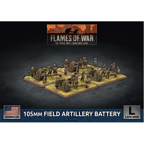 Фигурки Flames Of War: 105Mm Field Artillery Battery (X4 Plastic)