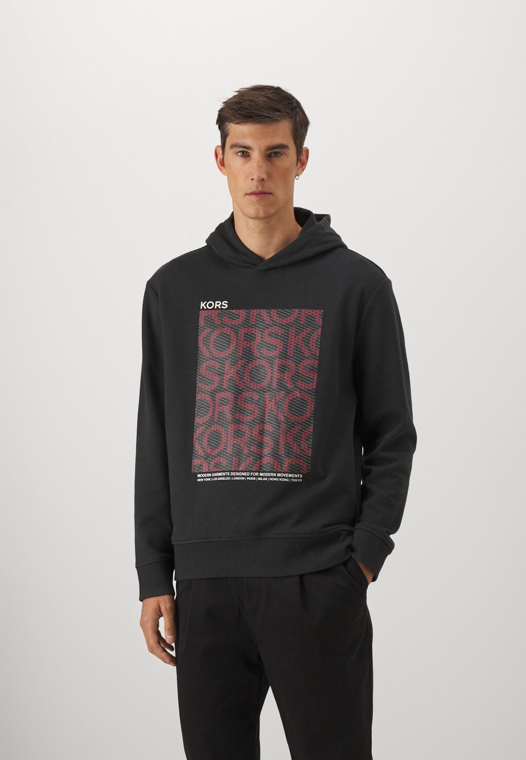 

Толстовка BLOCK HOOD Michael Kors, черный