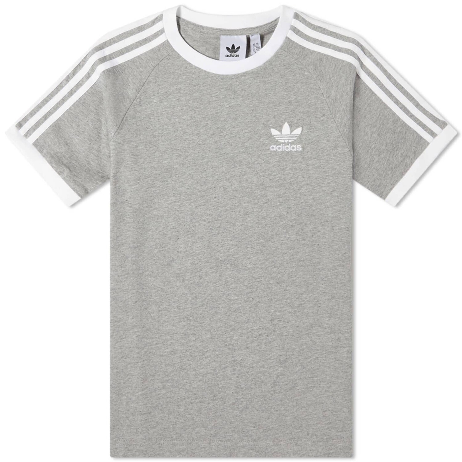 

Футболка Adidas 3 Stripe, цвет Medium Grey Heather
