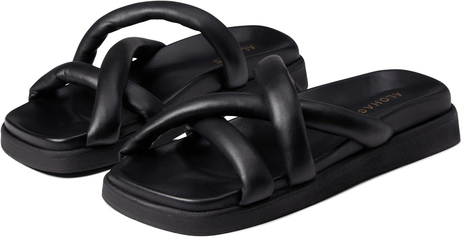 

Сандалии на плоской подошве Slip-On Cross ALOHAS, черный