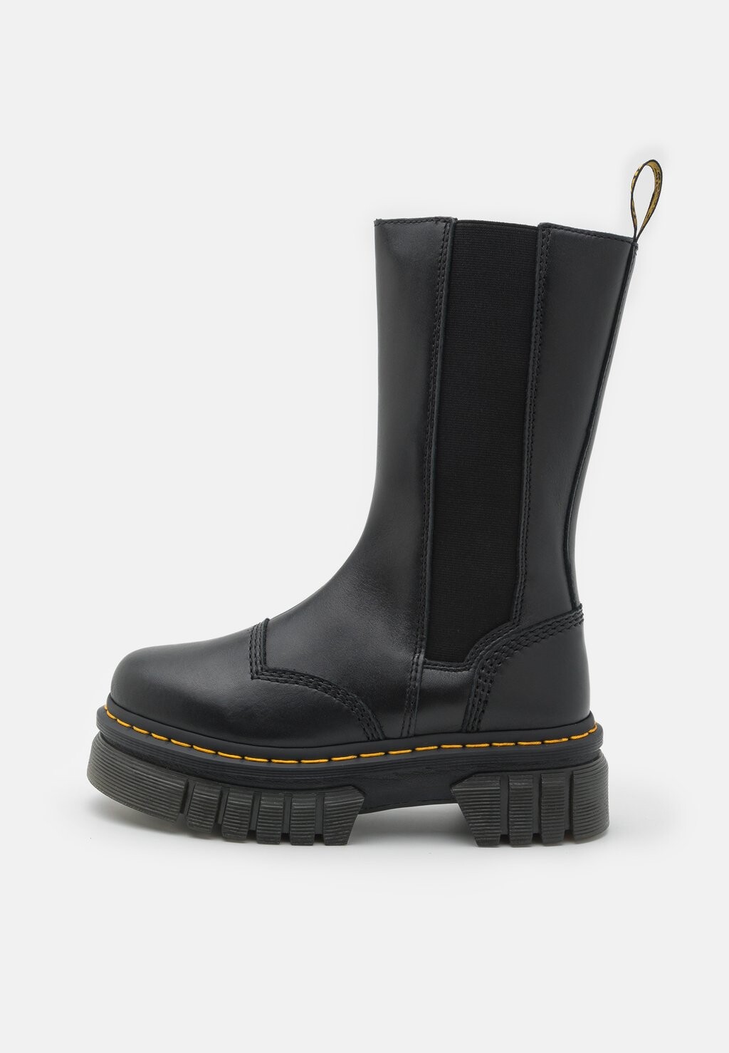 

Ботильоны на платформе Dr. Martens AUDRICK CHELSEA TALL, цвет black lux