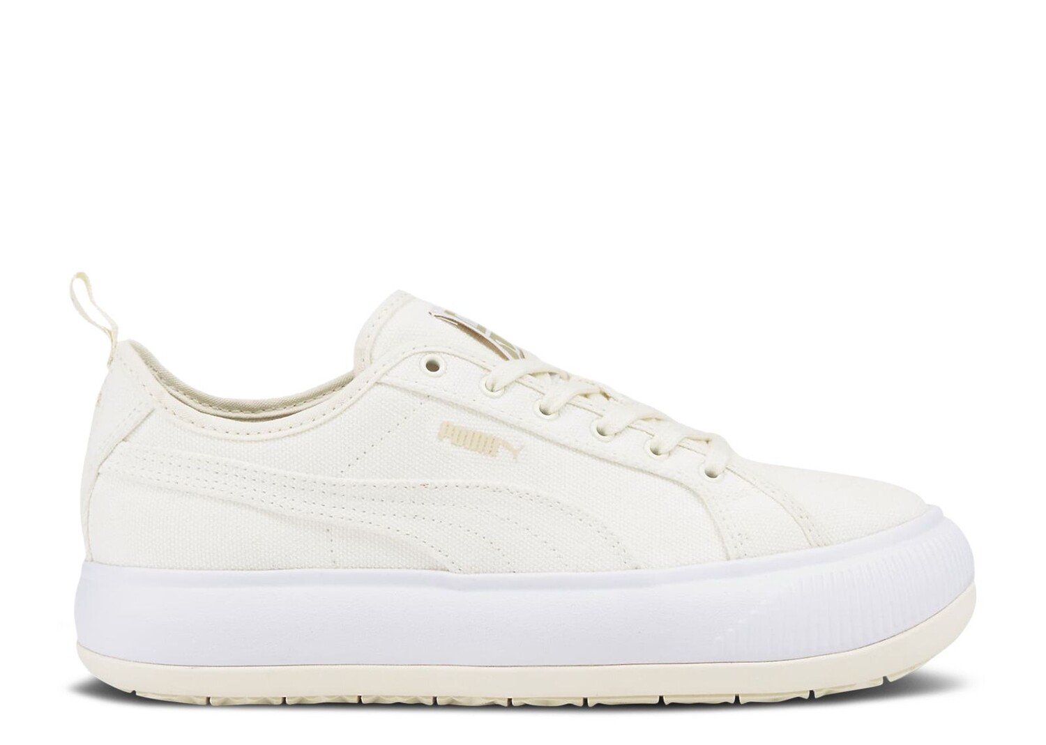 

Кроссовки Puma Wmns Suede Mayu Canvas 'Pristine', кремовый, Бежевый