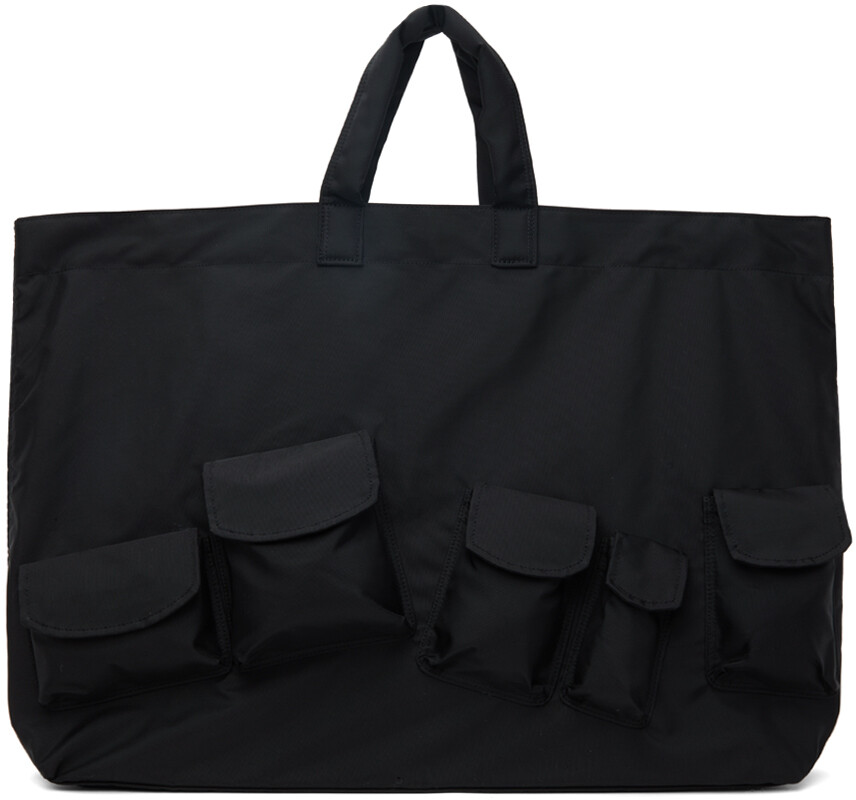

Черная большая сумка с карманами с клапанами Comme des Garçons