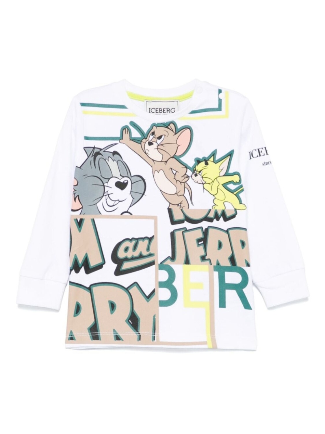 

Iceberg Kids футболка Том и Джерри, белый