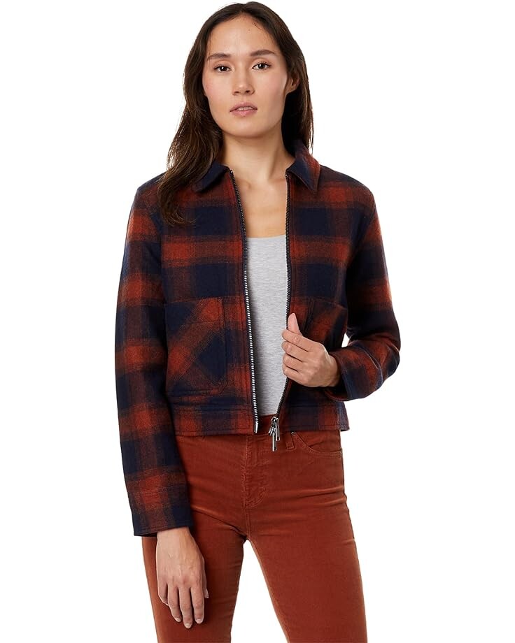 

Куртка AG Jeans Francoise, цвет Shadow Plaid Deep Navy/Sunburs