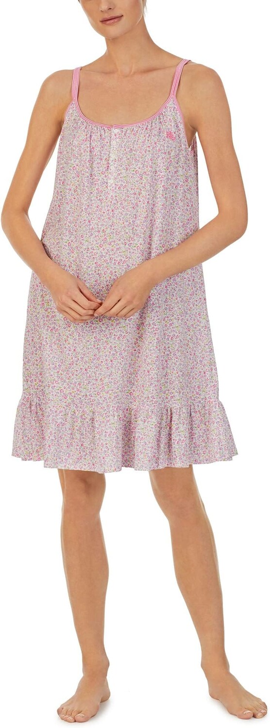 

Платье без рукавов с воланами LAUREN Ralph Lauren, цвет Multi Floral