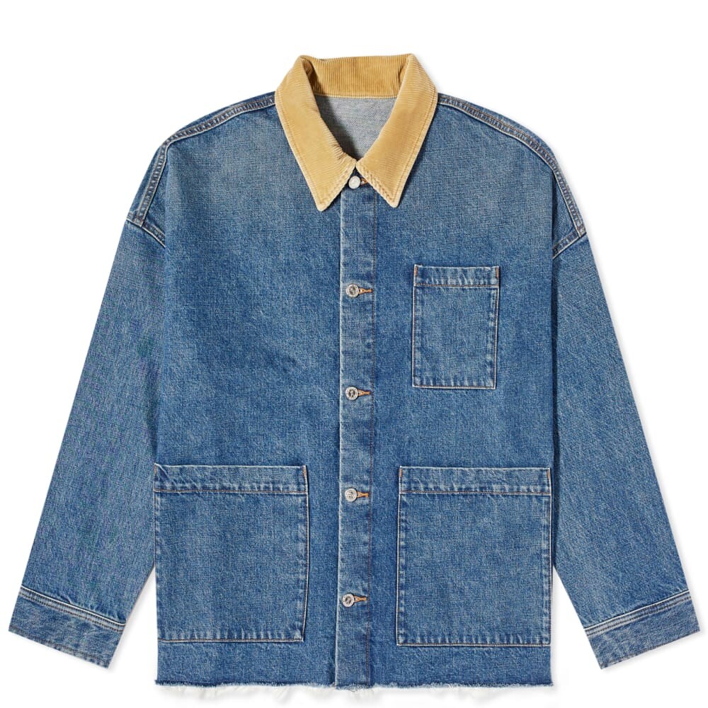 

A.P.C. Джинсовая куртка Chore из коллаборации с JW Anderson Marin, индиго