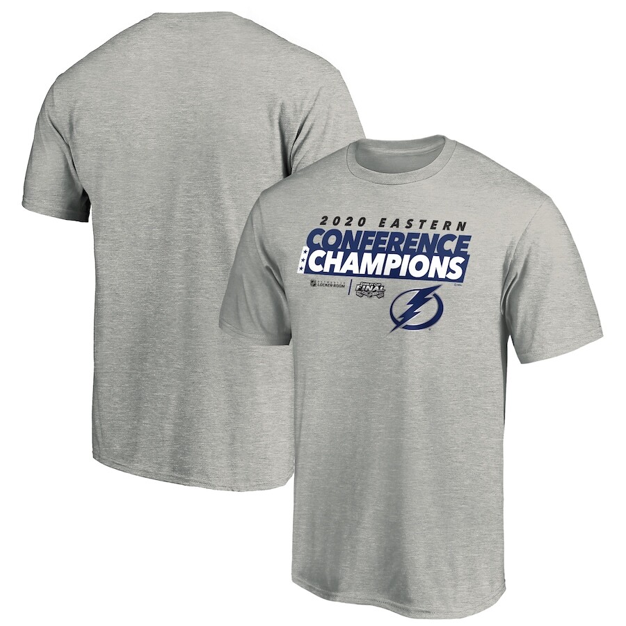 

Футболка с коротким рукавом Fanatics Branded Tampa Bay Lightning, серый