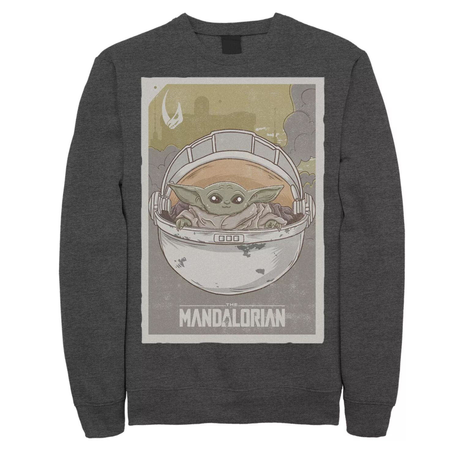 

Мужской свитшот с плакатом The Mandalorian The Child aka Baby Yoda Star Wars