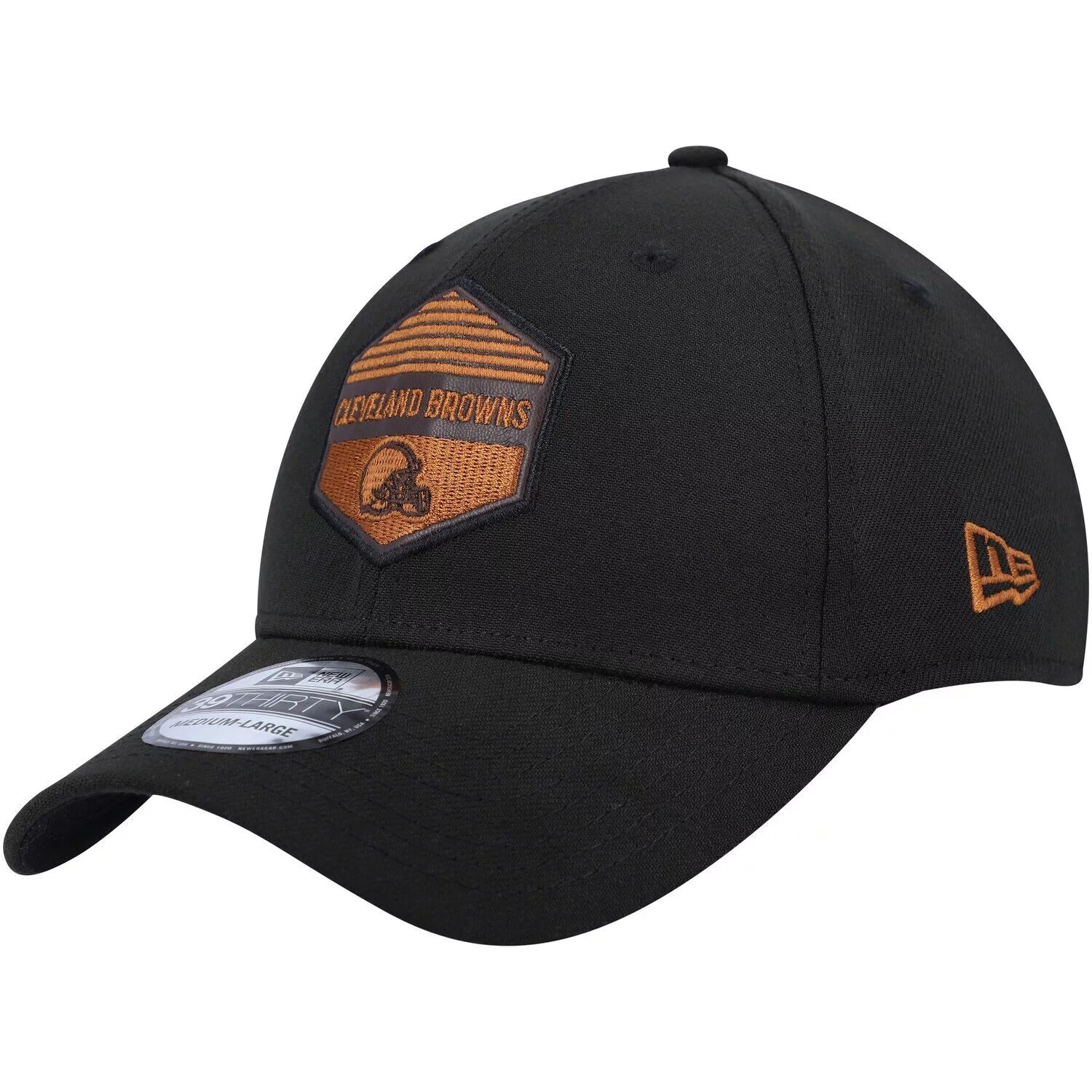 

Мужская черная кепка New Era Cleveland Browns Gulch 39THIRTY Flex Hat