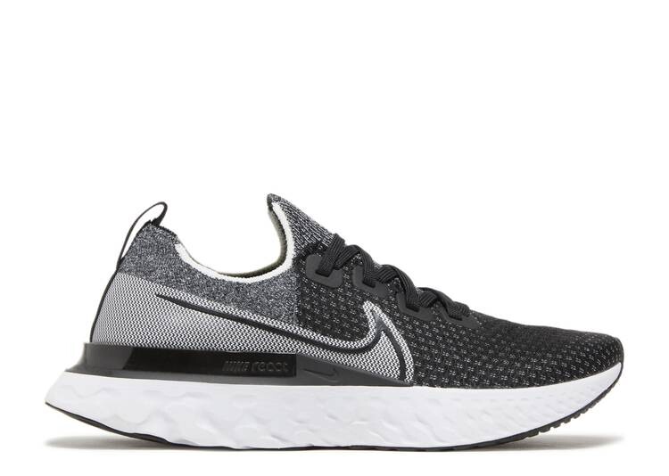 

Кроссовки Nike REACT INFINITY RUN FLYKNIT 'BLACK WHITE', черный