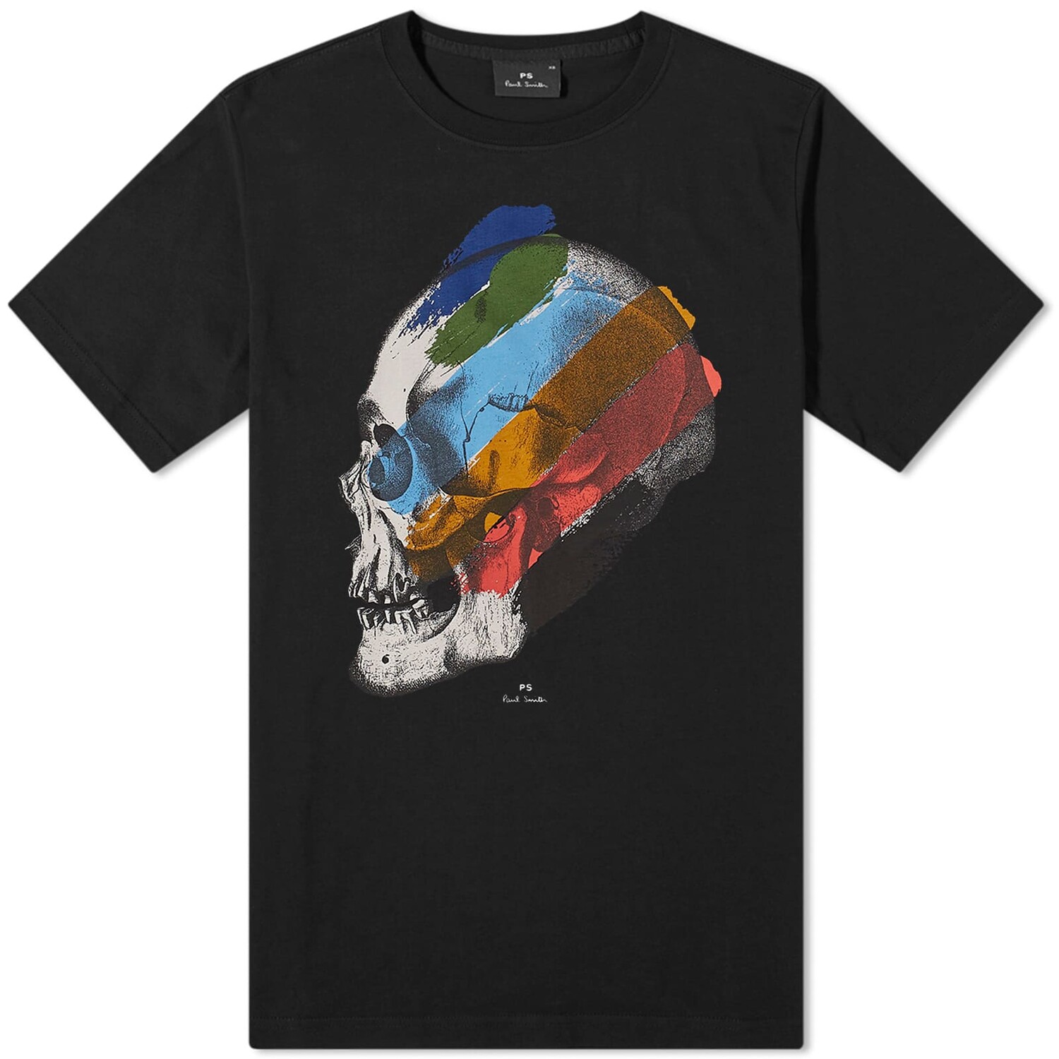 

Футболка Paul Smith Skull Stripe, черный
