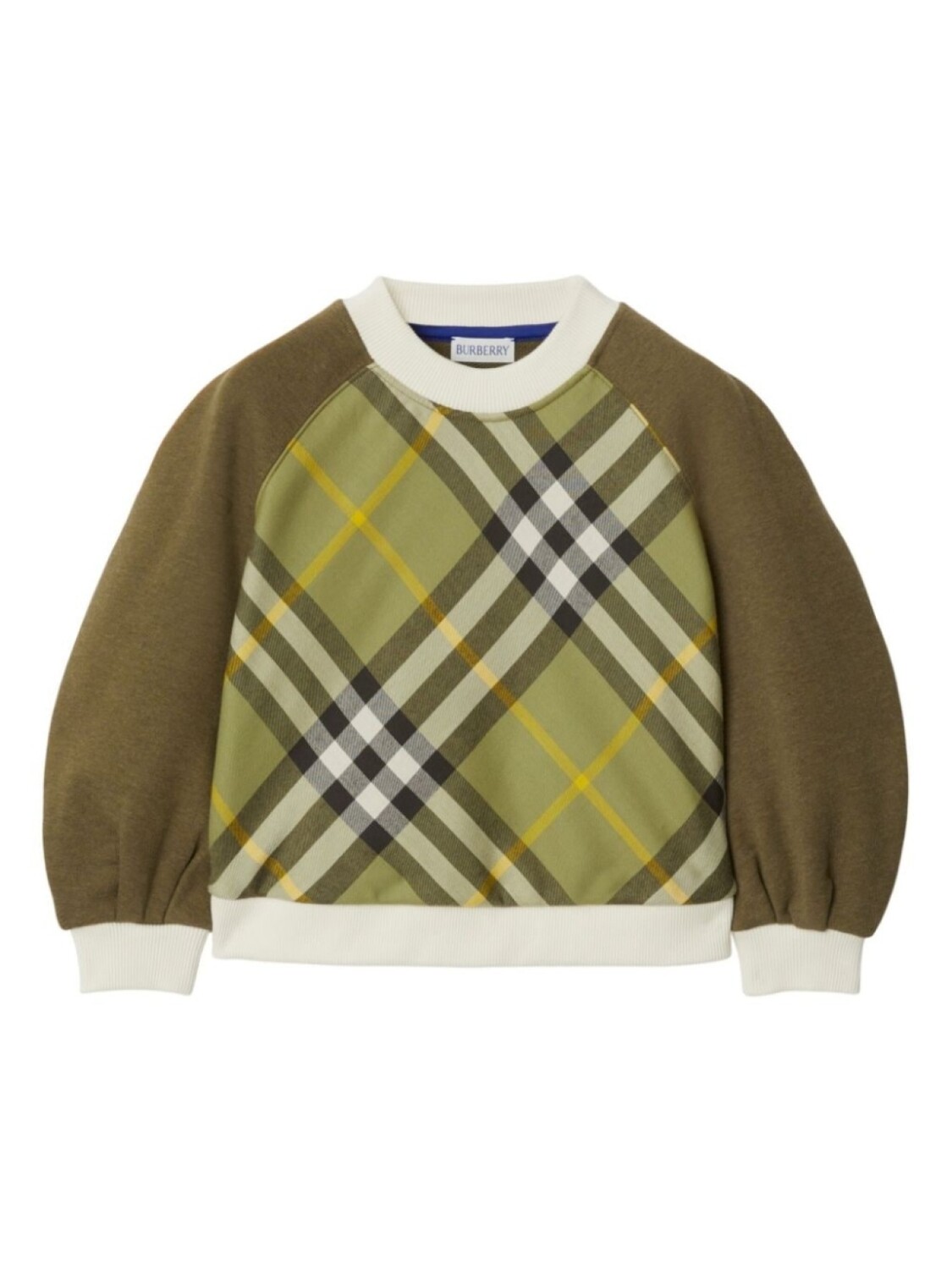 

Burberry Kids толстовка в клетку Vintage Check, зеленый