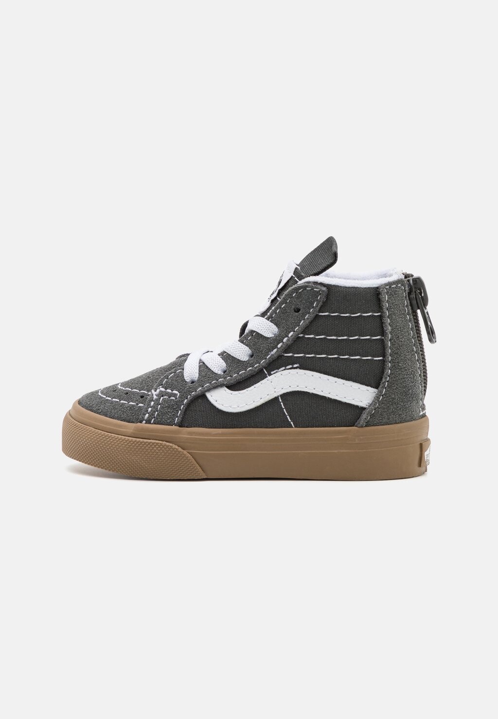 

Высокие кеды Sk8-Hi Zip Unisex Vans, цвет grey/true white