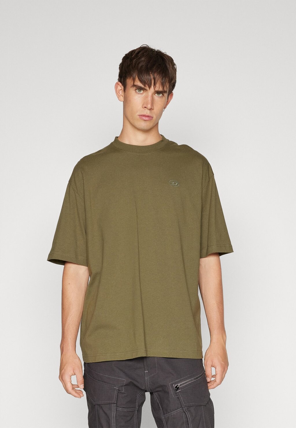 

Футболка базовая Boggy Megoval Unisex Diesel, зеленый