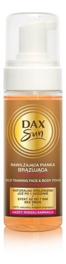 

Увлажняющая бронзирующая пенка для лица и тела, 160мл Dax Sun