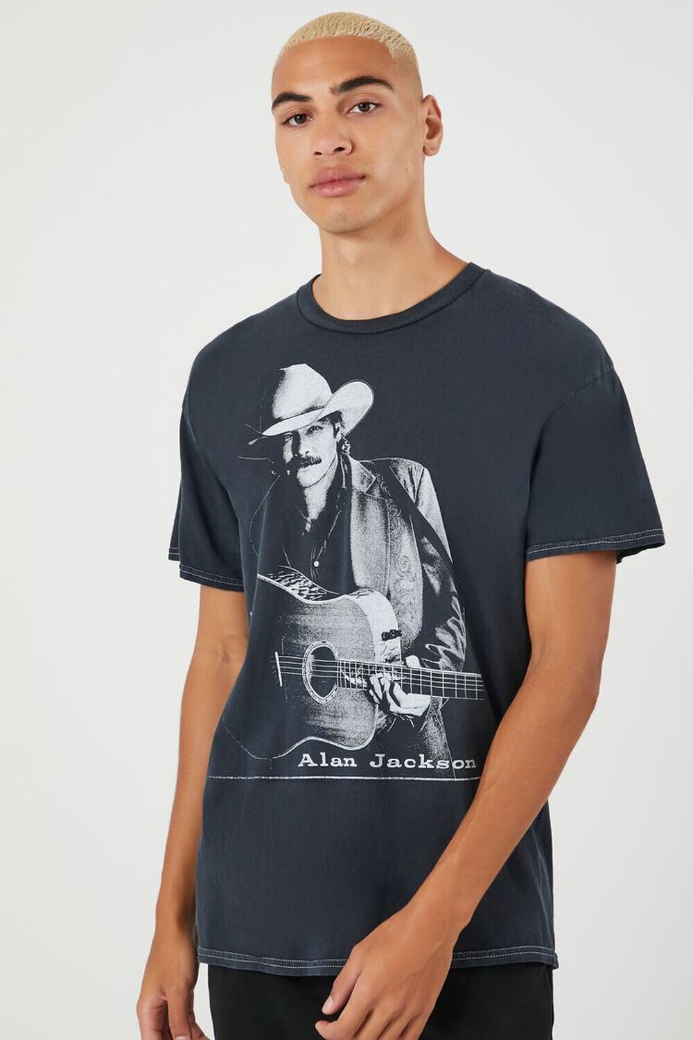 

Футболка с рисунком Alan Jackson Forever 21, черный