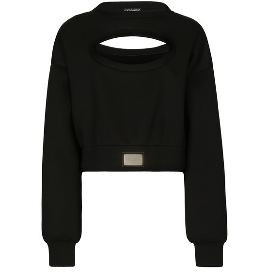 

Толстовка из технического джерси Dolce & Gabbana, черный