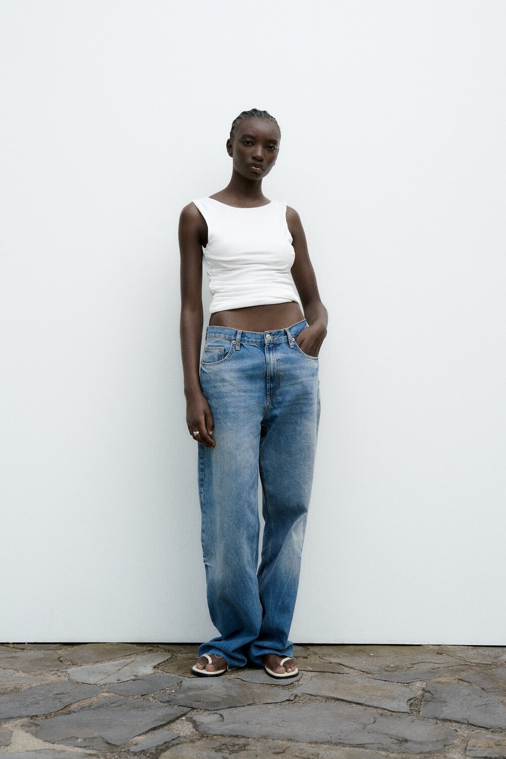 

Открытая спина Zara, белый