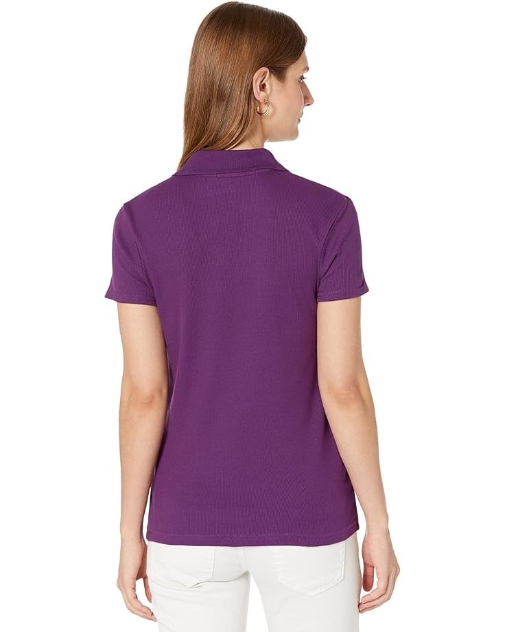 

Поло U.S. POLO ASSN. Y Rib Placket Polo Shirt, цвет Kingston Purple