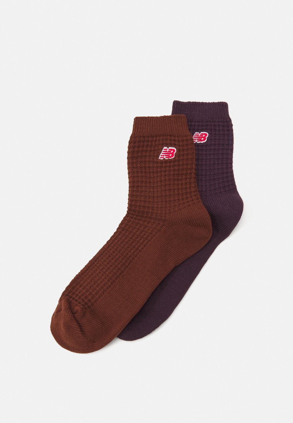 

Носки WAFFLE ANKLE UNISEX 2 PACK New Balance, коричневый