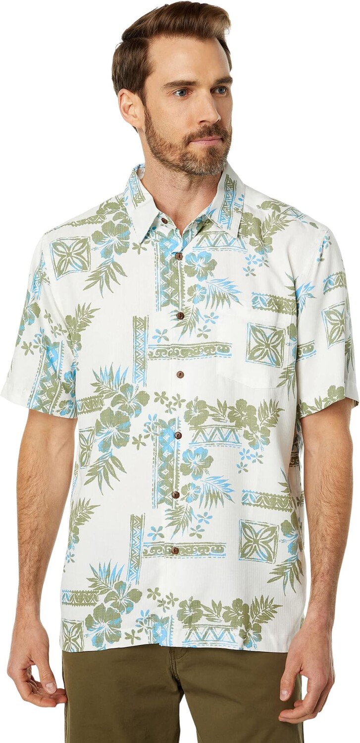 

Рубашка Quiksilver Waterman Stone Steps Short Sleeve Button-Up, цвет Tea