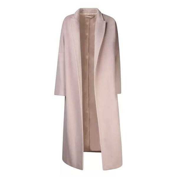 

Пальто calomeria long coat in beige fabric Blanca Vita, мультиколор
