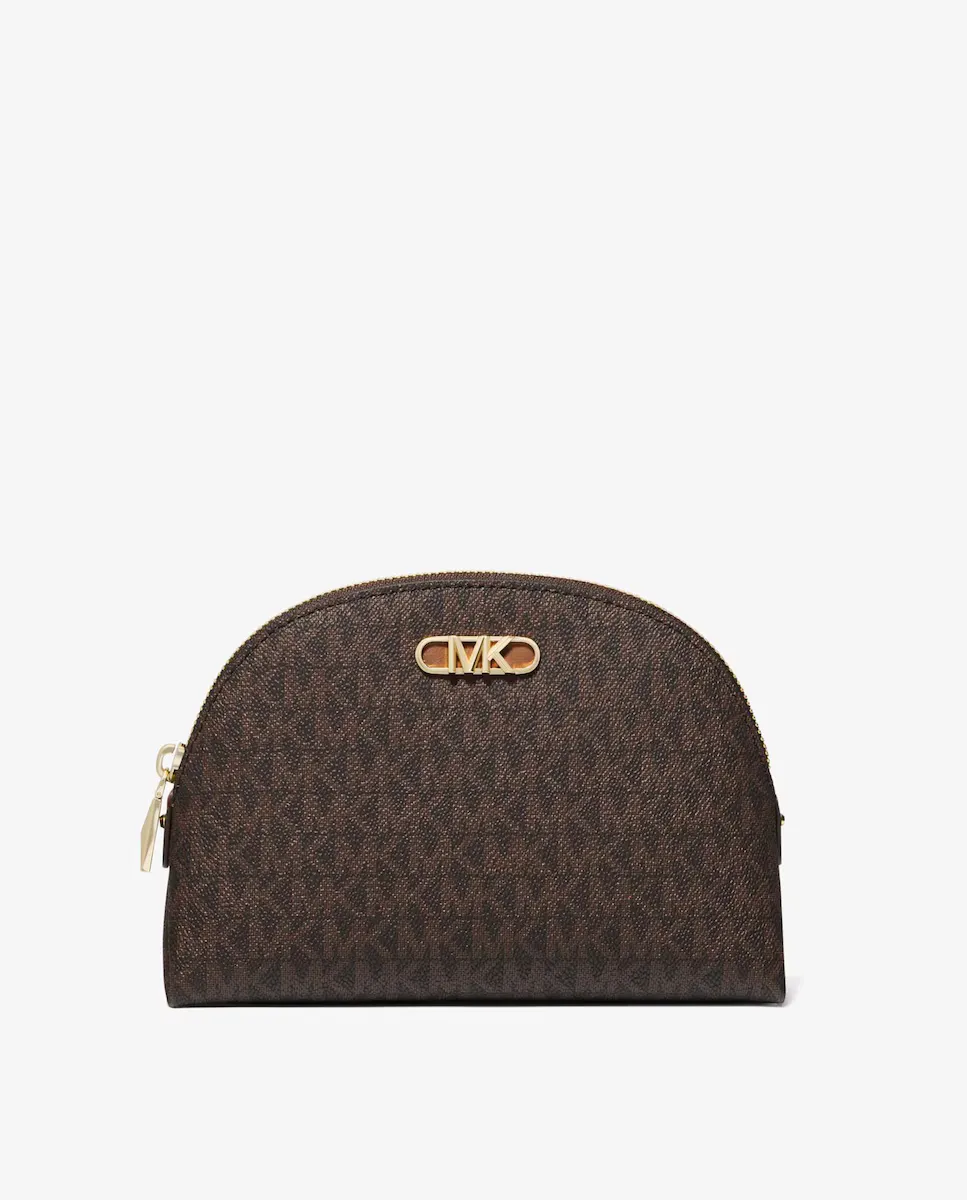 

Женская косметичка с логотипом Michael Michael Kors, коричневый