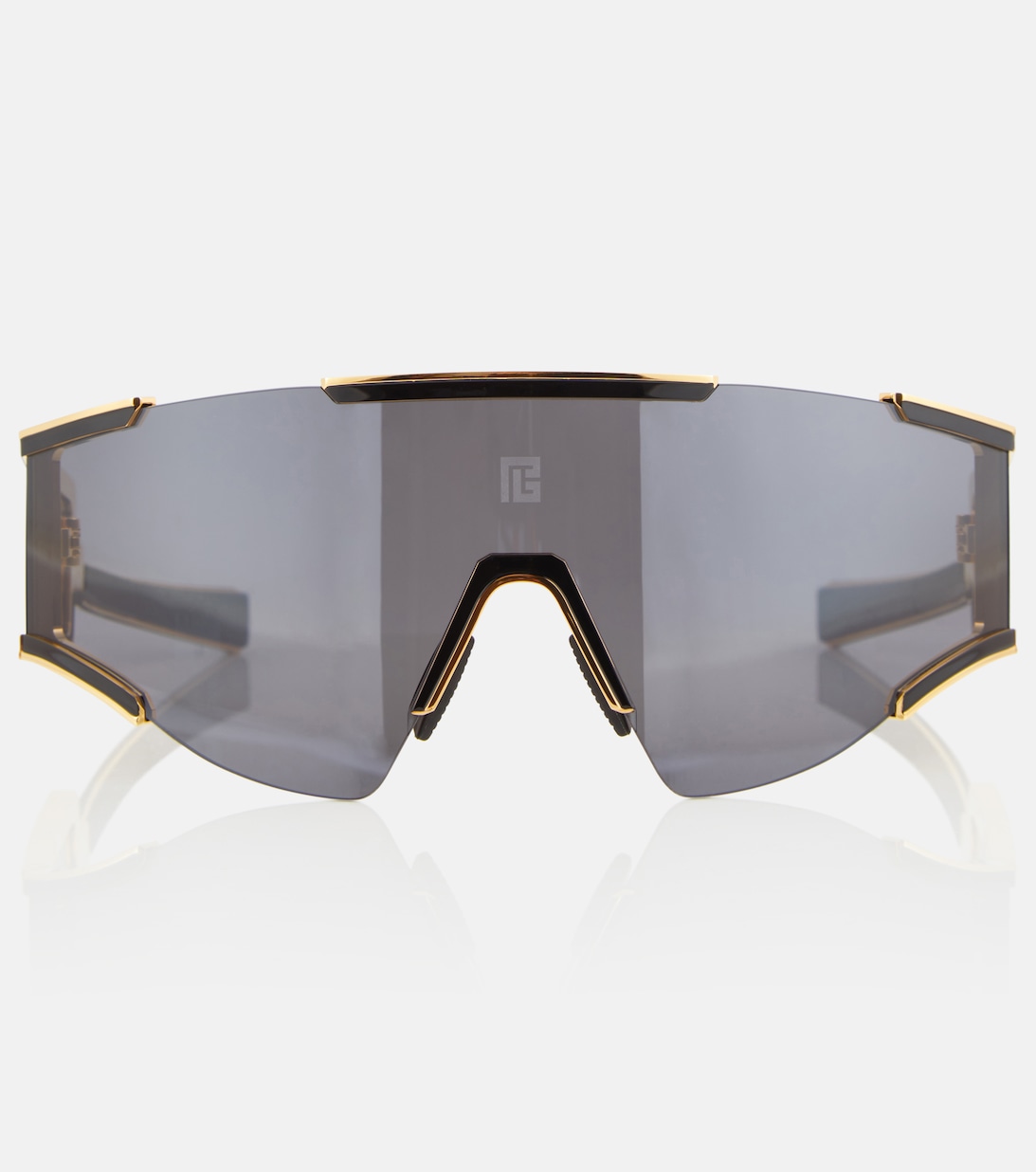 Солнцезащитные очки-маски Fleche Balmain, черный