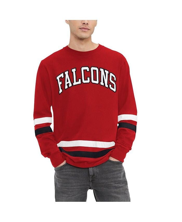 

Мужская красно-черная футболка Atlanta Falcons Nolan с длинным рукавом Tommy Hilfiger, красный