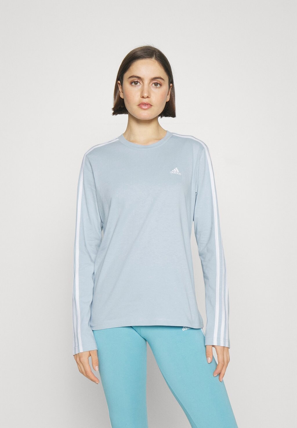 

Рубашка с длинным рукавом Adidas, синий