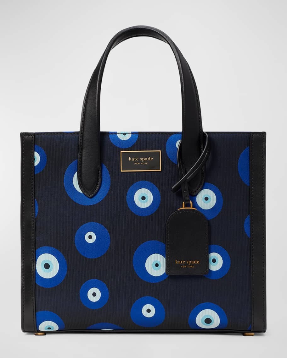 

Жаккардовая маленькая сумка-тоут Manhattan Good Lucky в горошек kate spade new york