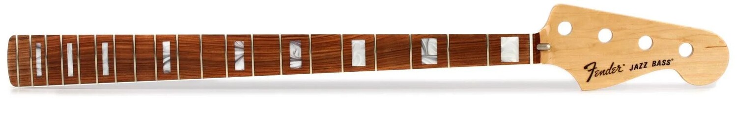 

Сменный гриф для джаз-баса Fender Classic Series '70s - накладка на гриф Pau Ferro