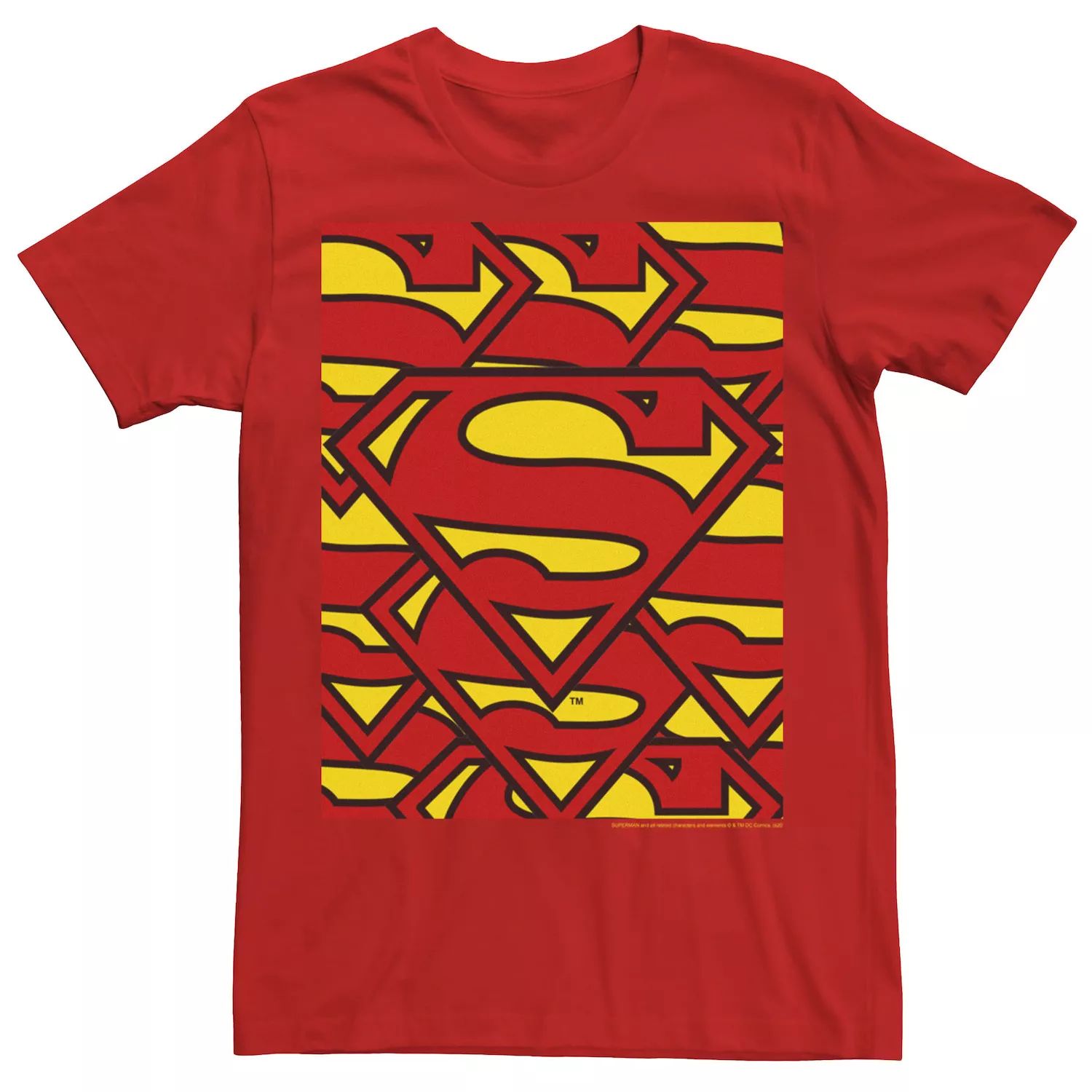 Мужская футболка с силуэтом DC Fandome Superman Skyline Licensed Character