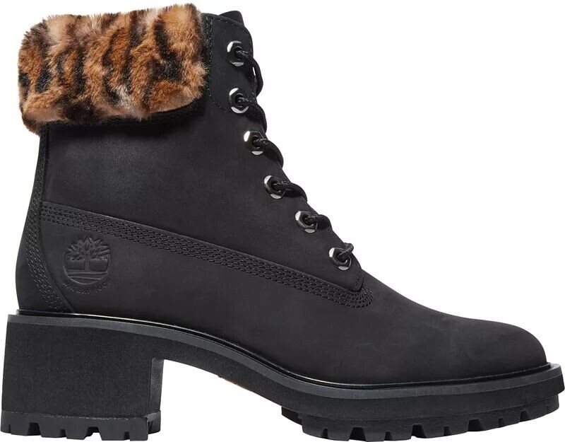 

Женские водонепроницаемые ботинки Timberland 6 дюймов на шнуровке, черный