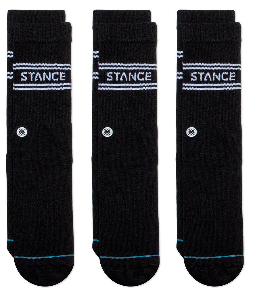 Носки Stance Crew, 3 пары, черный