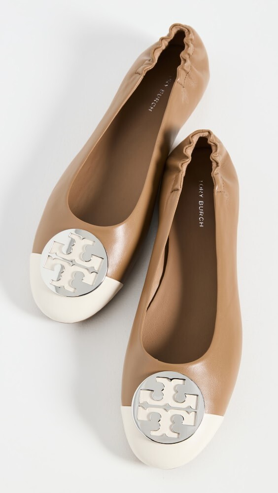 

Балетки Tory Burch Toe Cap Logo Ballet