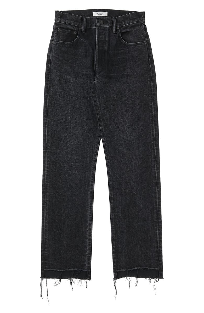 

Прямые джинсы с завышенной талией Northville Step Hem MOUSSY VINTAGE, черный