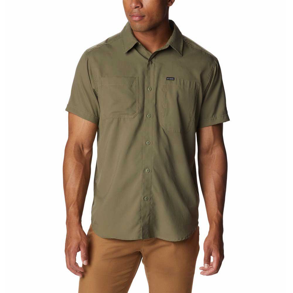 Рубашка с коротким рукавом Columbia Silver Ridge, зеленый
