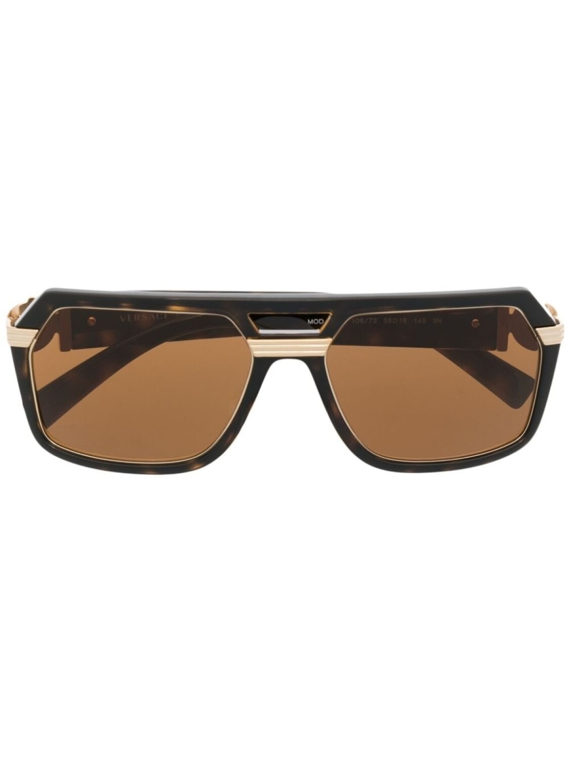 

Versace Eyewear солнцезащитные очки-авиаторы Vintage Icon, коричневый