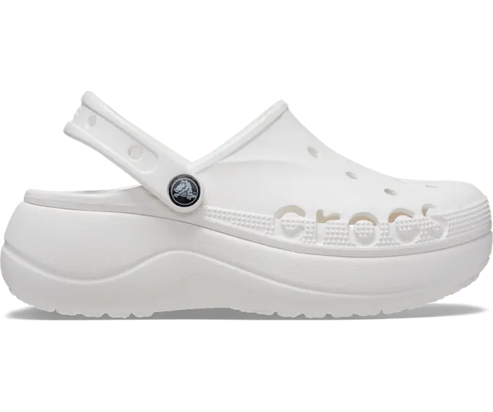 

Сабо на платформе Baya Crocs женские, цвет White