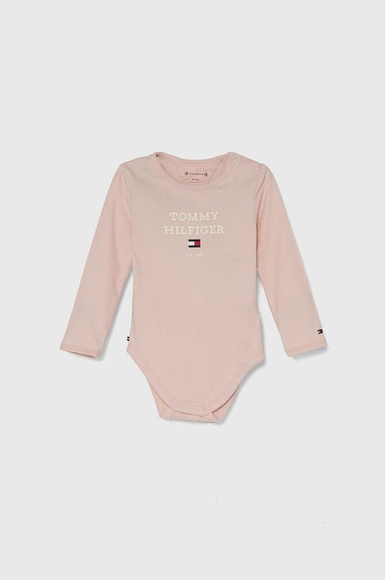 Комбинезон для новорожденного Tommy Hilfiger, розовый боди tommy hilfiger размер 56 [met] синий