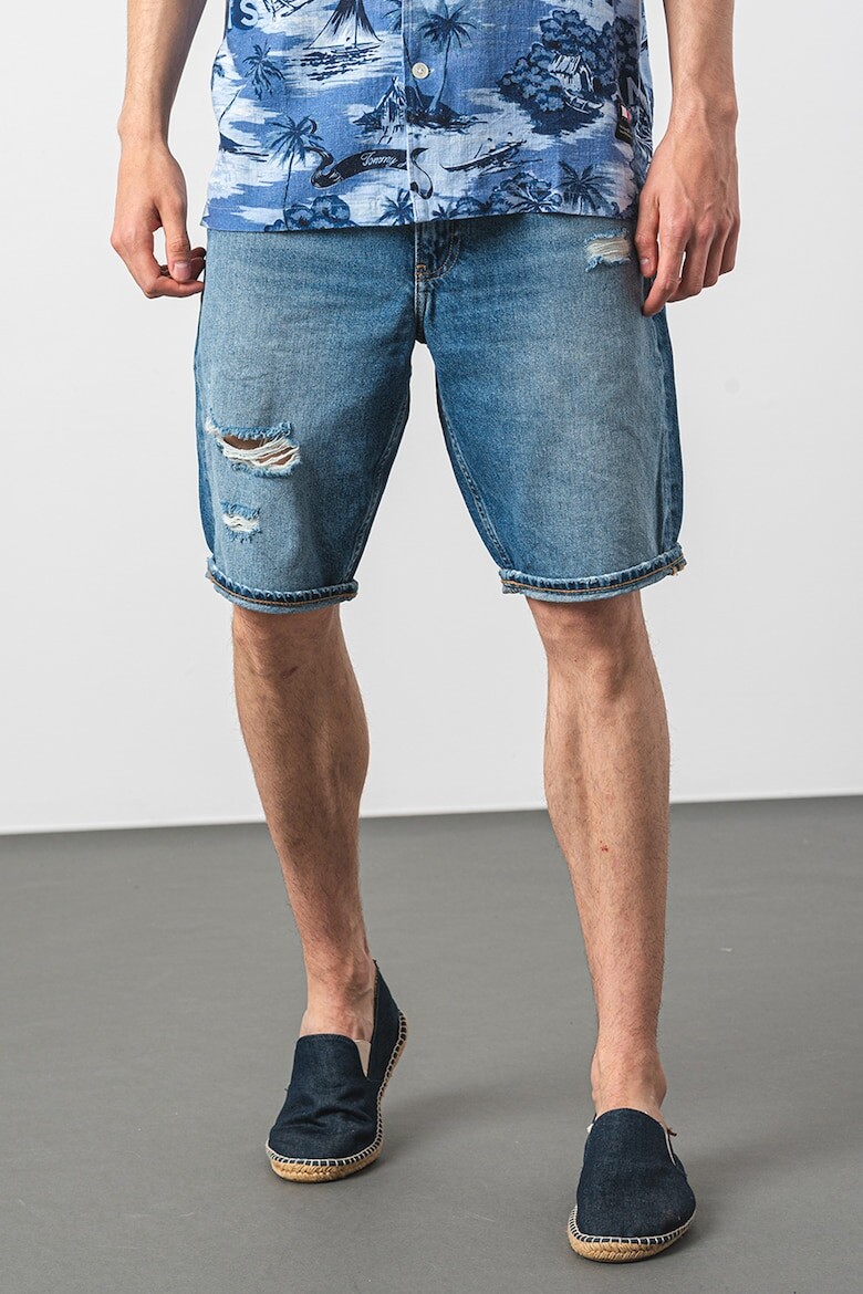 

Джинсовые шорты-бермуды с 5 карманами Calvin Klein Jeans, синий