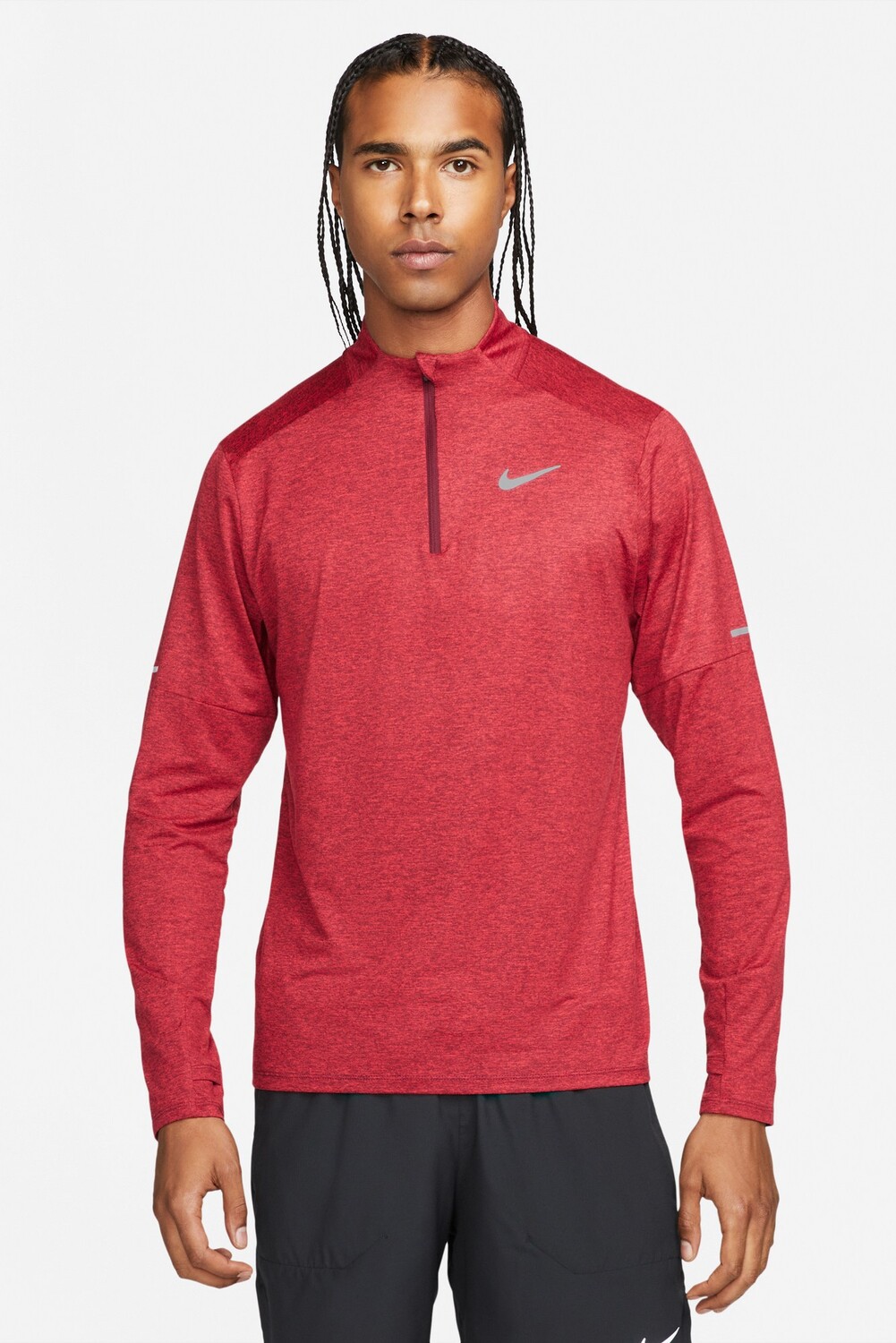 

Топ Element с молнией до половины - мужской Nike, красный