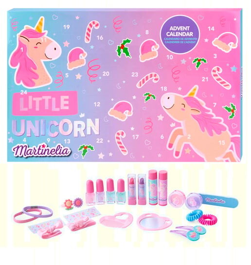 

Адвент-календарь, набор для макияжа, 25 шт. Martinelia, Little Unicorn