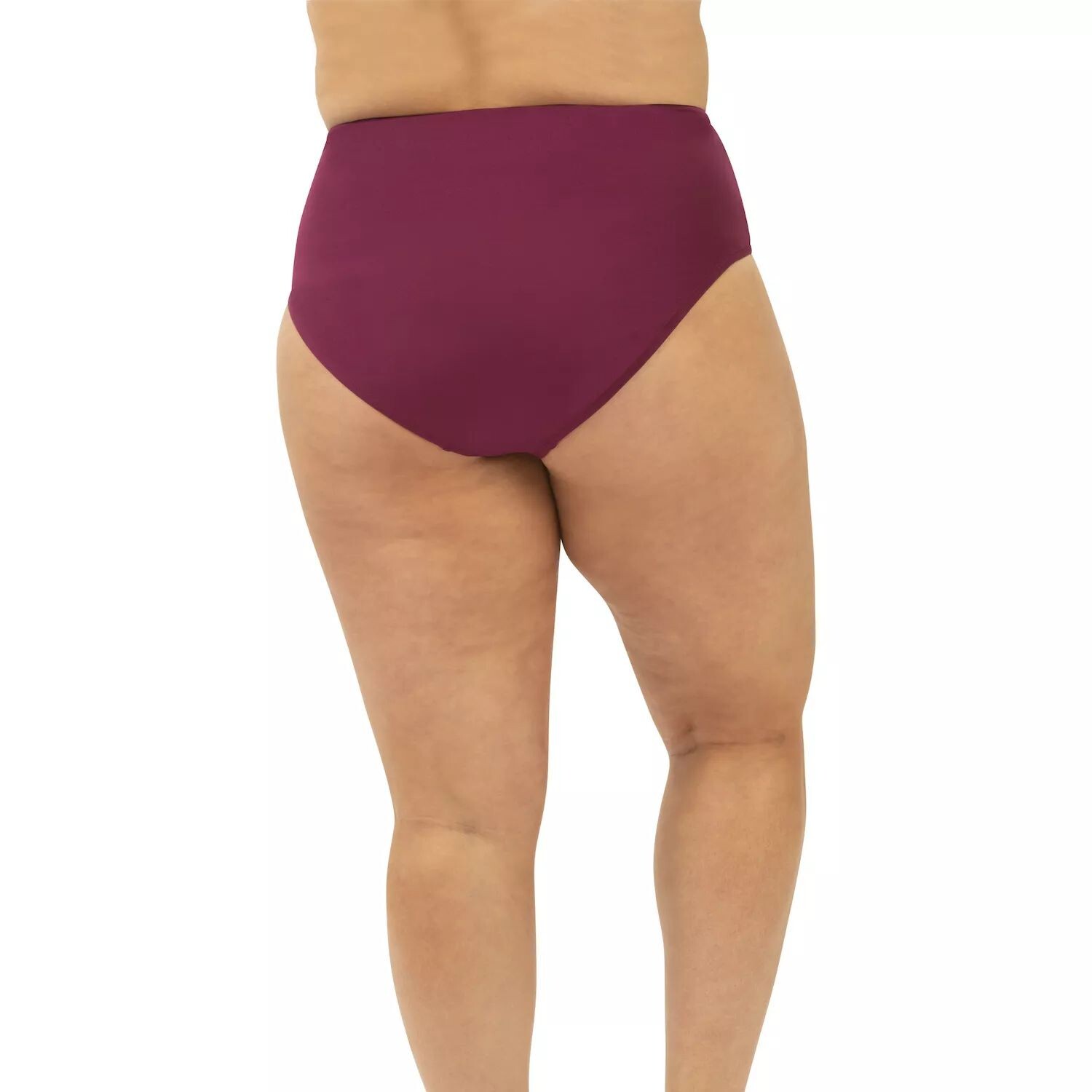

Женские плавки для плавания Dolfin Aquashape, однотонные, с высокой талией, UPF 50+ Dolfin, черный