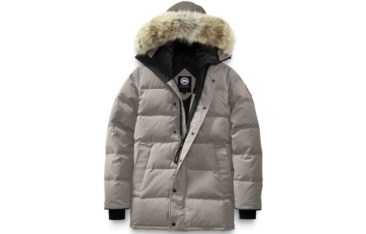 

Мужской пуховик Canada Goose, цвет stone gray